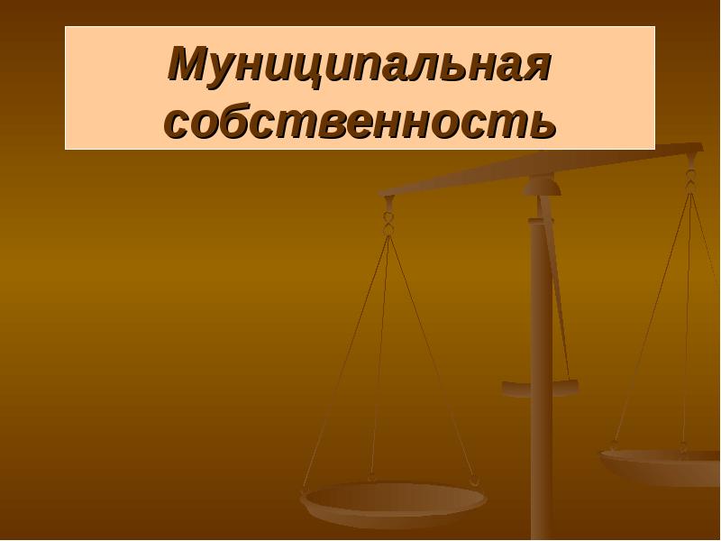 Реферат: Есть ли в России муниципальная собственность на землю