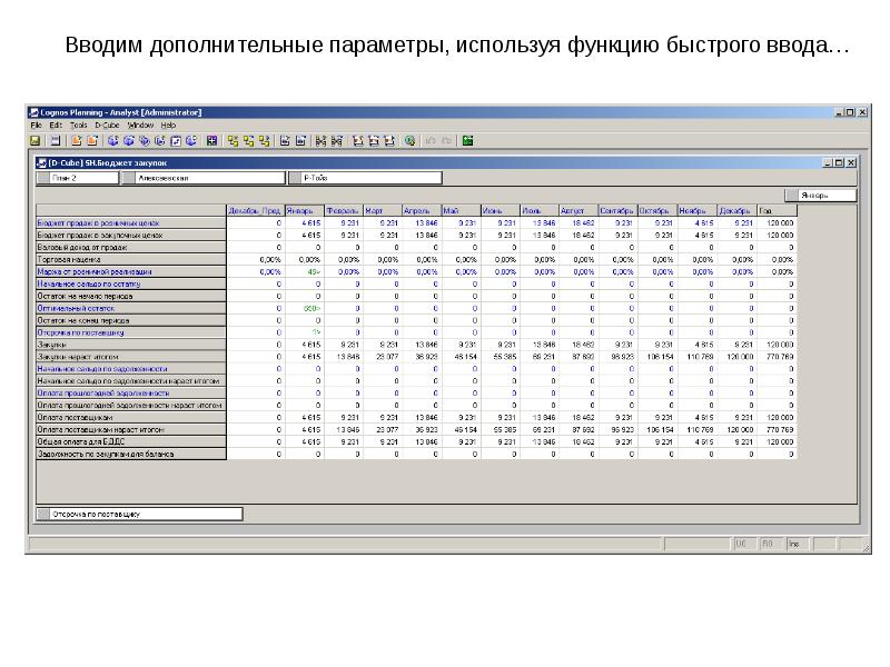 Используем параметры