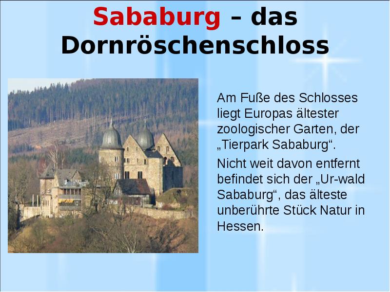 Sababurg – das Dornröschenschloss      Am Fuße