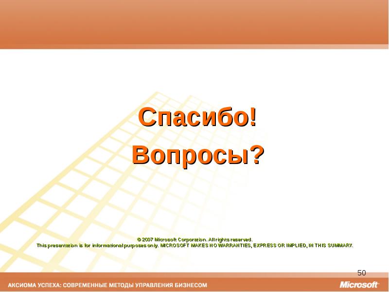 Microsoft 2005. Вопросы Майкрософт. Вопросы о Microsoft. Аксиома успеха.