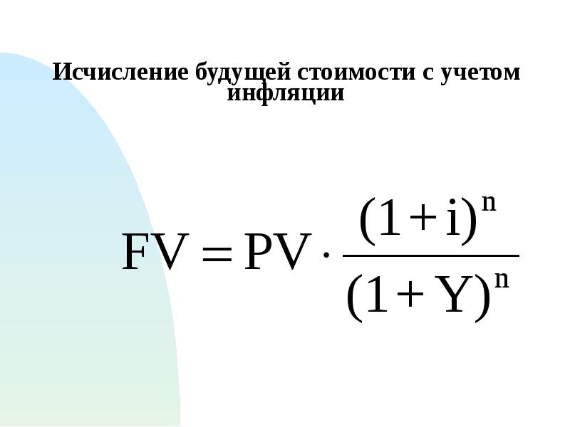 Рассчитать деньги с учетом инфляции