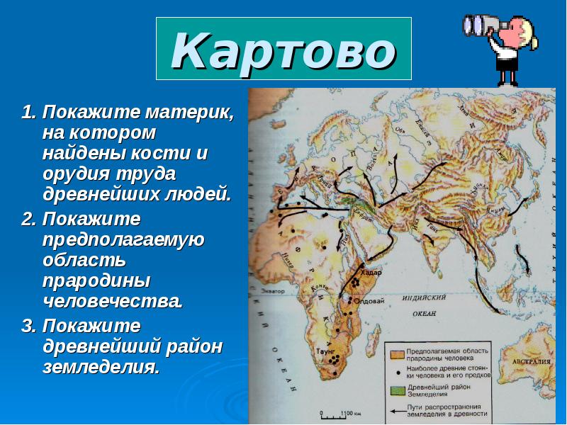 Прародина человека презентация 11 класс биология