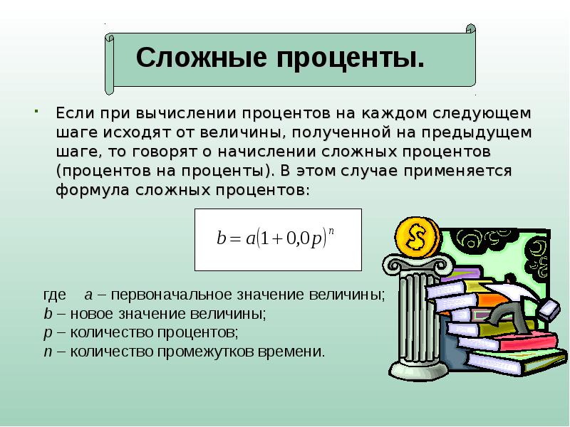 Проект сложные проценты. Сложный процент. Сложный процент картинки. Сложные проценты презентация. Простые и сложные проценты.