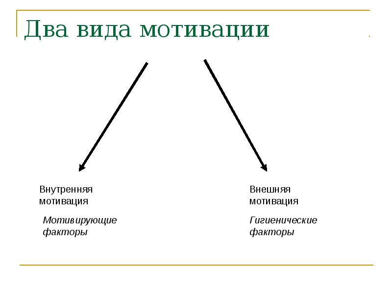 Виды мотивации