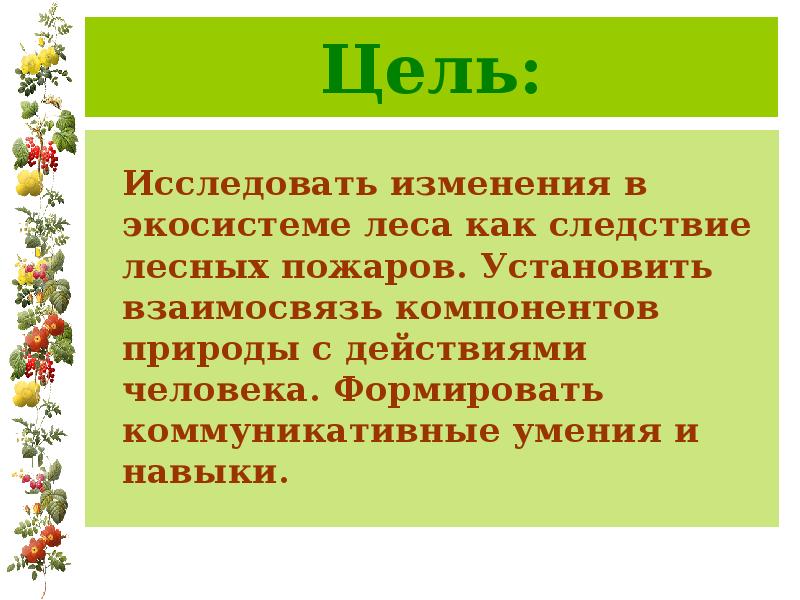 Проблемы устойчивости лесных экосистем в россии презентация