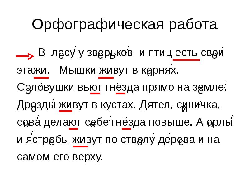 Изложение переполох в лесу 4 класс презентация