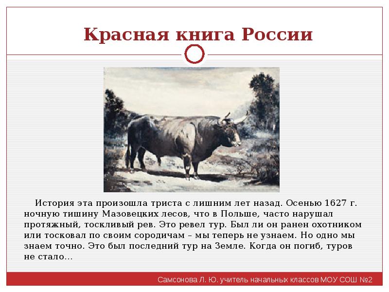 Красная книга 3 класс