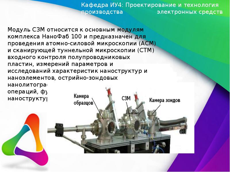 Технология производства электронного средства. Технология производства электронных средств. Нанофаб 100. Модуль «производство и технологии»,. Кафедра «проектирование и технология электронных средств».