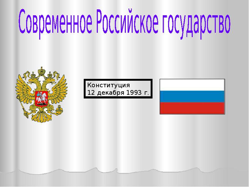 Современное российское государство презентация 6 класс