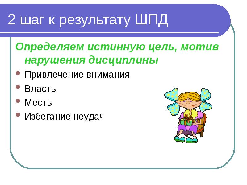 Шаг результатов. Мотивы нарушения дисциплины. Мотивы нарушителей. Цель и мотив нарушителя по. Дисциплина: власть, месть, избегание неудачи.