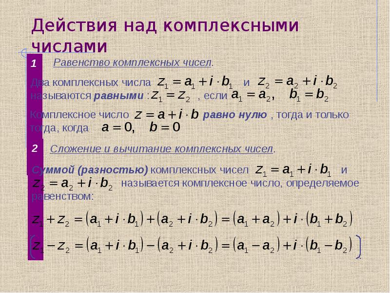 Комплексные числа картинки для презентации