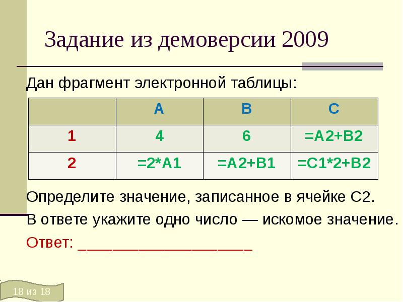 Прямой ответ значение