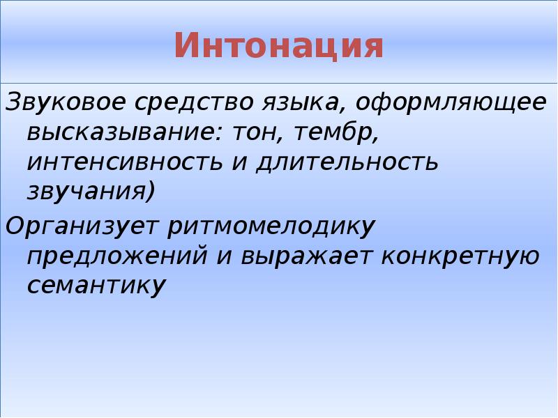 Интонация картинки для презентации