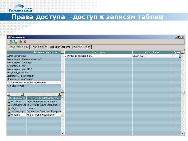 Галактика erp презентация