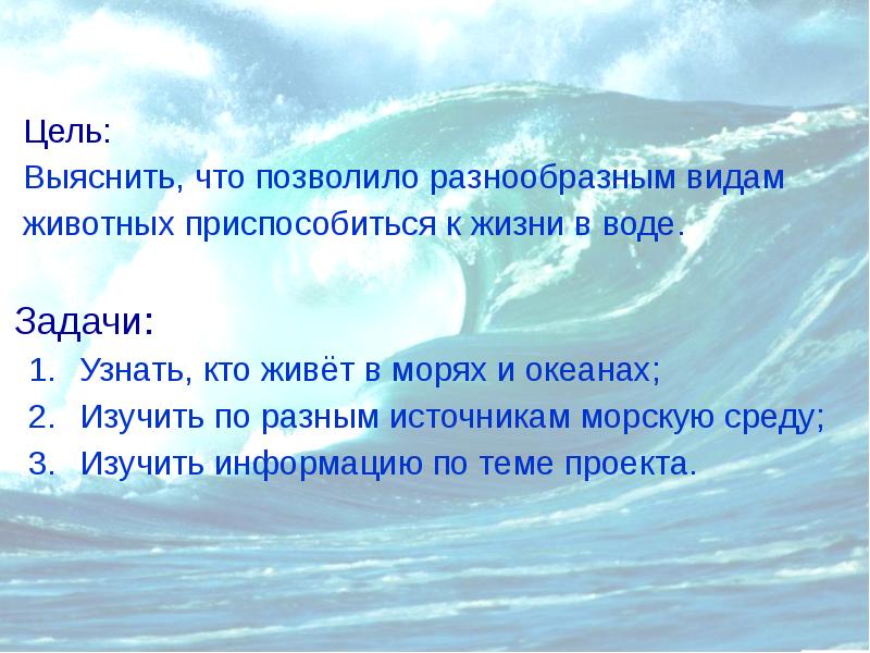 Цель моря. Цель и задачи моря. Тема морские обитатели и задачи и цель. Задачи проекта про моря. Задачи проекта на тему моря и океаны.