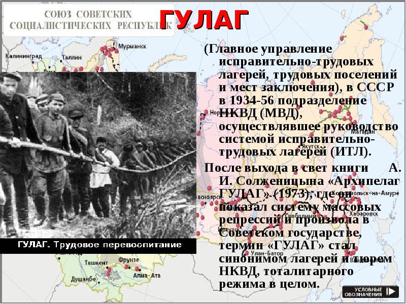 История гулага презентация