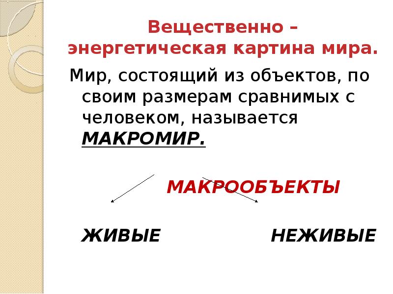 Вещественно энергетическая картина мира