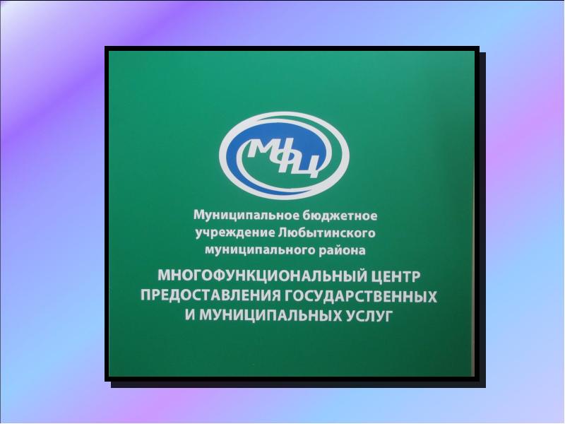 Муниципальное бюджетное учреждение многофункциональный центр