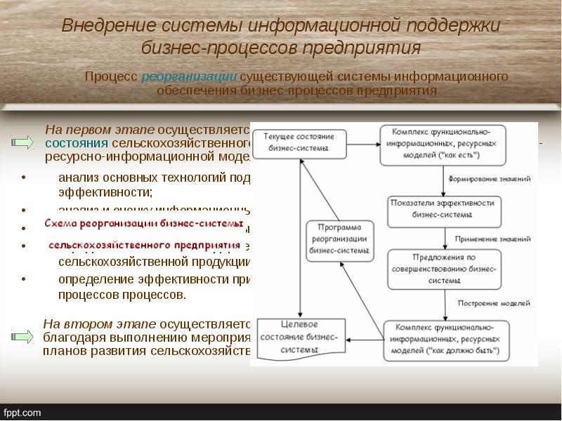 Схема внедрения информационной системы