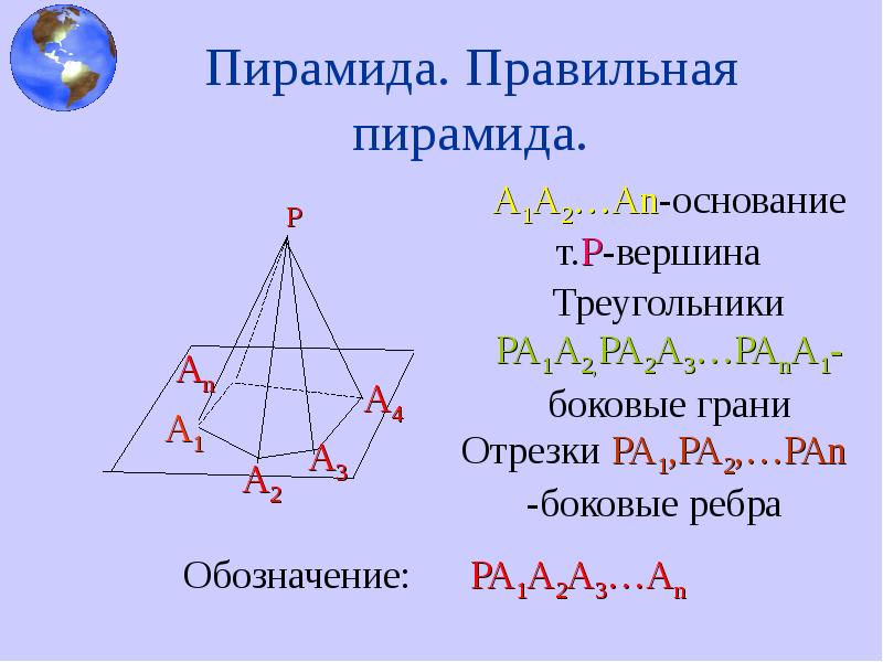 Сколько вершин имеет пирамида. Грани правильной треугольной пирамиды. Правильная пирамида обозначение. Правильная треугольная пирамида. Вершины треугольной пирамиды.