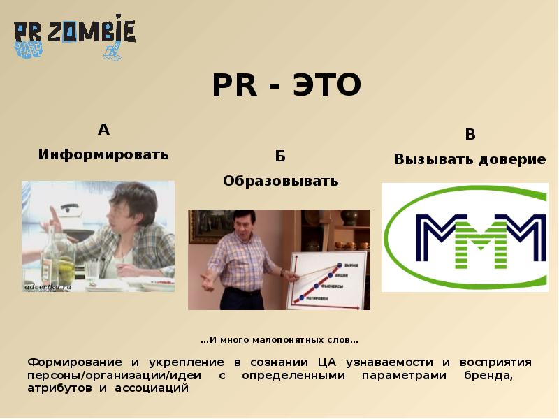 Слово информировать