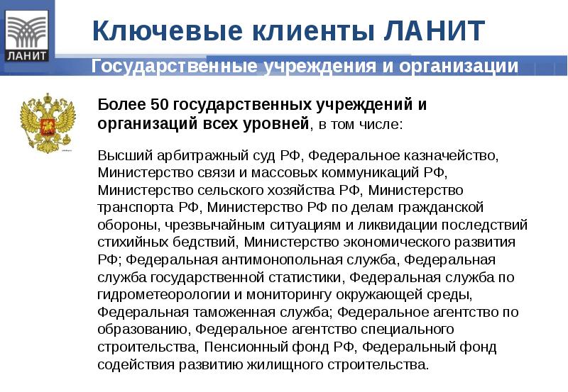 Ланит презентация компании