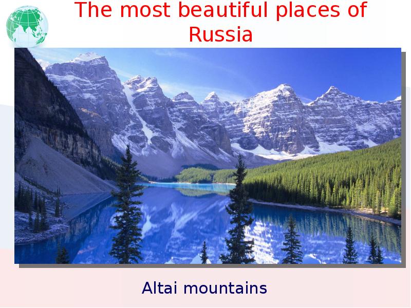 The most beautiful places of Russia Altai mountains