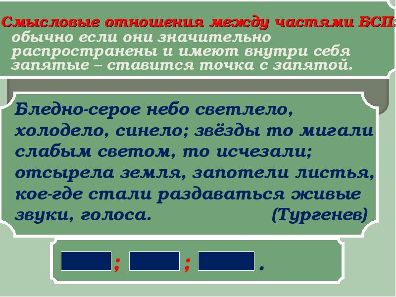 Презентация по русскому языку бессоюзные предложения