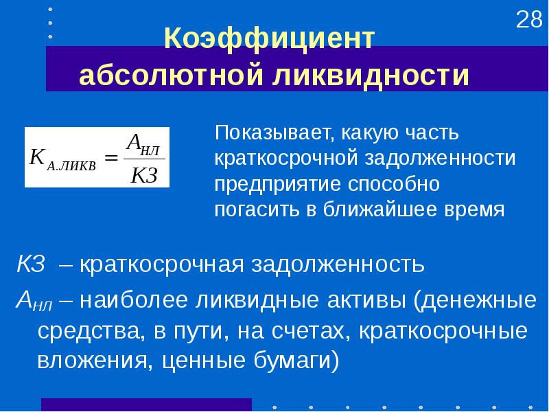 Абсолютно рассчитать. Коэффициент абсолютной ликвидности. Коэф абсолютной ликвидности. Коэффициент абсолютной ликвидности l2 формула. Показатель абсолютной ликвидности формула.