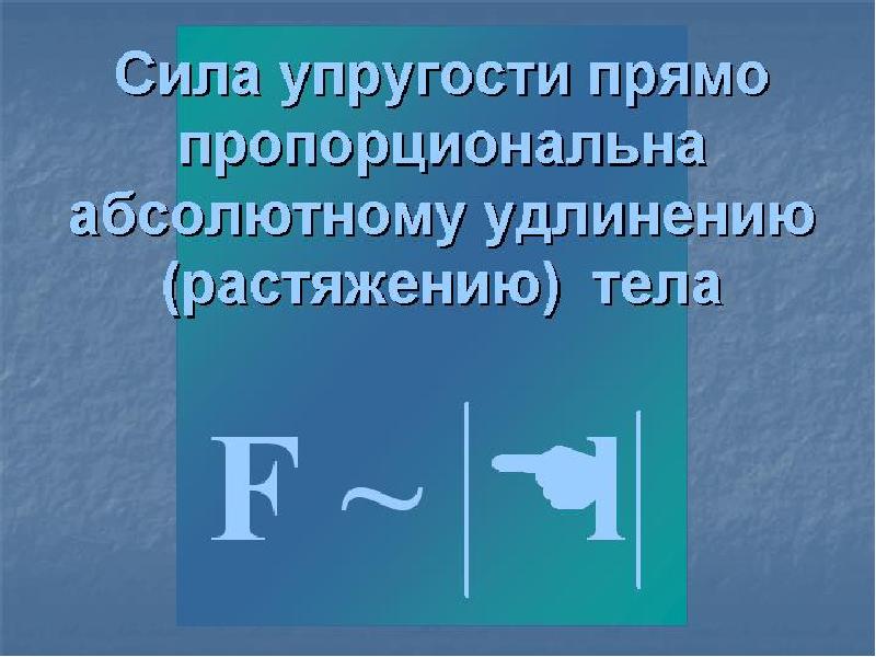 Прямо пропорциональна. Сила упроугости пряпопропорциональна. Сила упругости прямо пропорциональна. Сила упругости пропорциональна. Сила упругости пропорциональна … Тела..