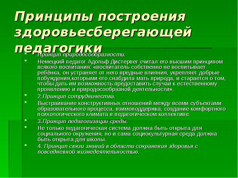 Система педагогических принципов. Природосообразность это в педагогике. Принцип природосообразности воспитания. Принципы здоровьесберегающей педагогики. Идея природосообразности в педагогике.