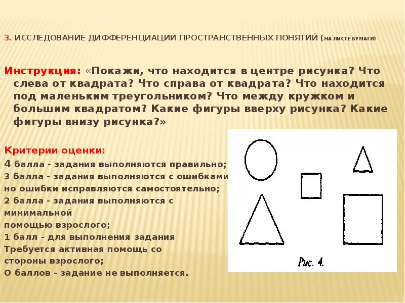 Метод дифференциации пространственных образцов