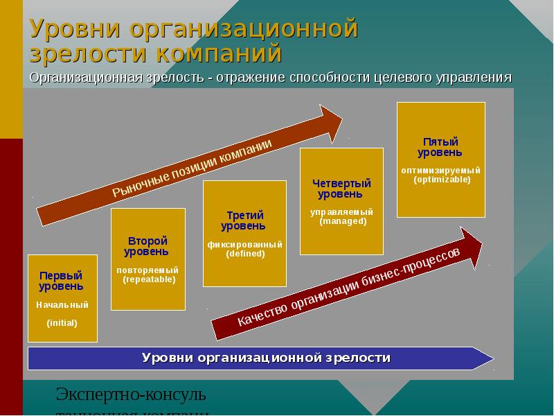 Зрелость системы управления проектами можно определить по