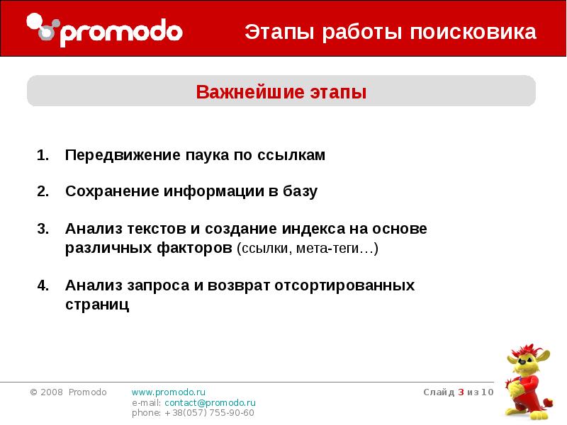 Тэг анализ. 3 Этапа работы поисковика.