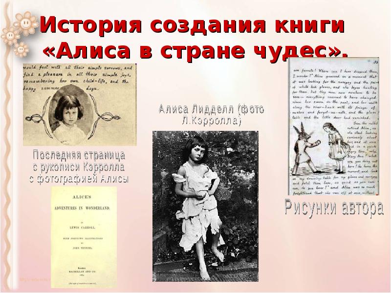 Презентация моя любимая книга алиса в стране чудес