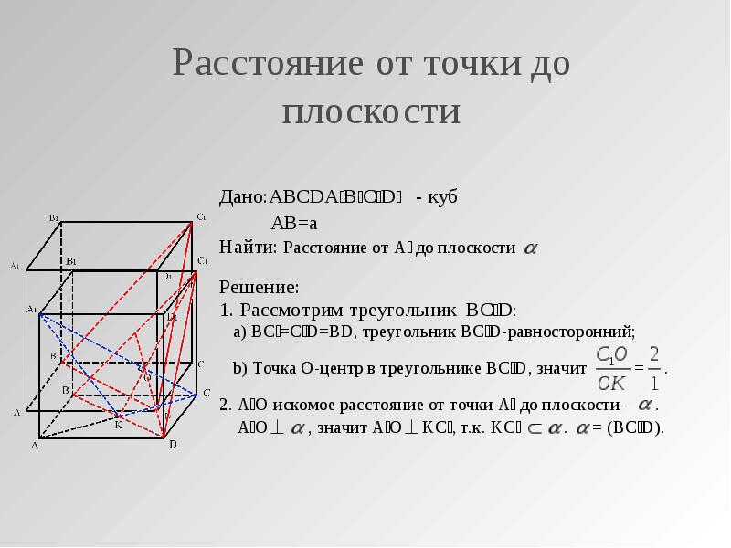 Расстояние в пространстве. Расстояние до точки в пространстве. Виды расстояний в пространстве. Способы нахождения расстояния в пространстве.