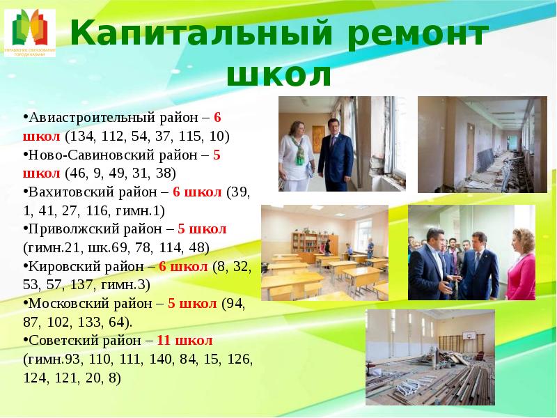 Презентация ремонт школы