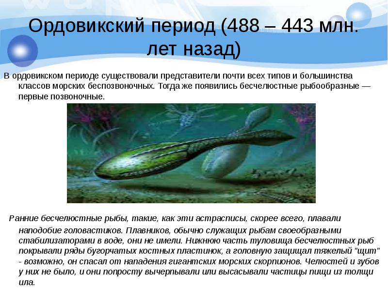 Ордовик период. Ордовикский период палеозойской эры. Ордовик бесчелюстные. Ордовикский период – Ордовик. Эра Ордовик растения.