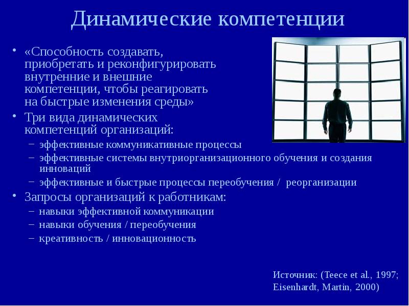 Способность создавать. Динамические компетенции. Динамические компетенции фирмы. Внутренние и внешние компетенции. Компетенция динамичность.