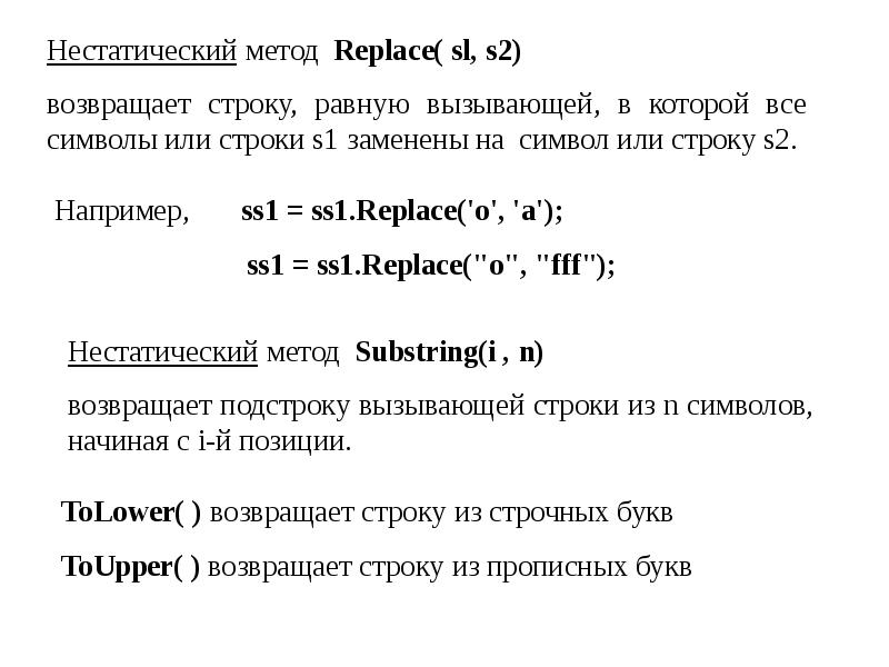 Строки символов презентация