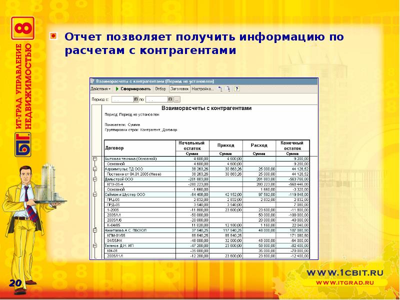 Расчеты с контрагентами презентация