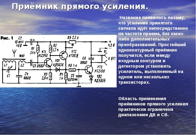 Св приемник схема - 87 фото