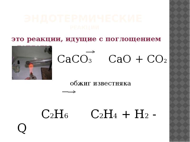 Пошли реакция