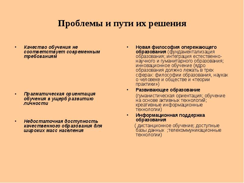 Соответствует современным нормам и. Пути решения проблемы образования. Проблемы современного образования и пути их решения. Проблемы в образовании и их решения. Проблемы школы и пути их решения.