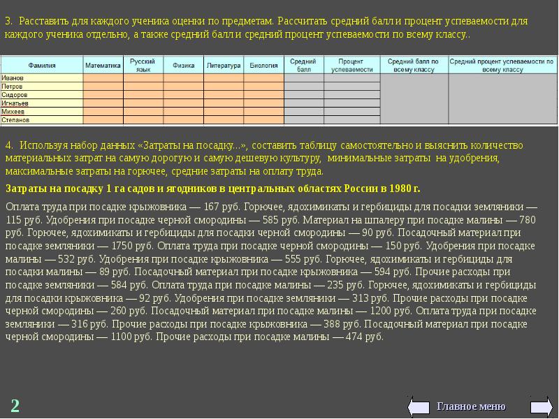 Используя набор данных. Используя данные затраты на посадку. Используя набор данных затраты на посадку составить таблицу. Затраты на информацию. Используя набор данных затраты на посадку спроектировать таблицу.