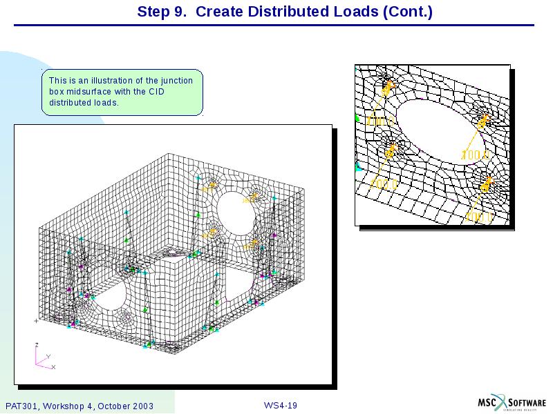 Step 9. Create Distributed Loads (Cont.)