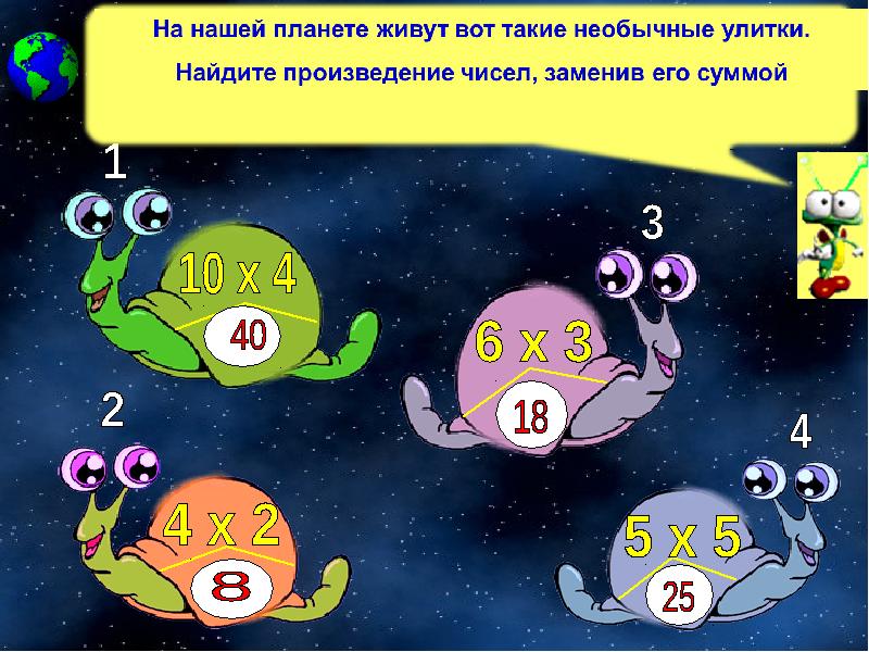 Планета математики. Математика на планете счетоводов. Планета умножения. Игра 