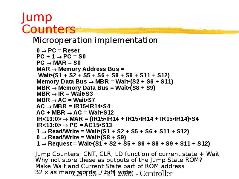 Jump Counters Jump Counters