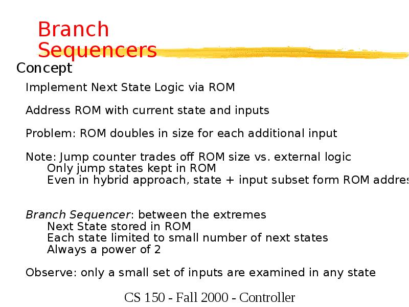 Branch Sequencers Branch Sequencers