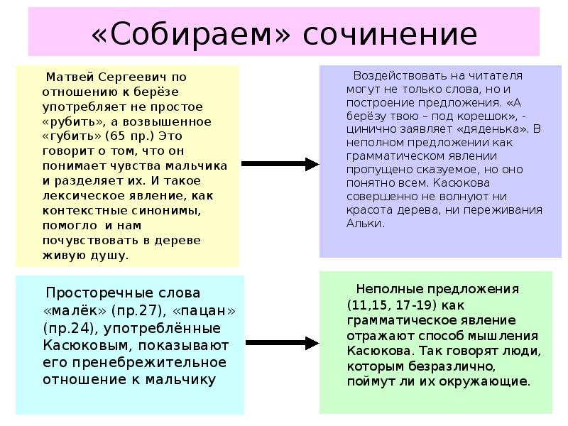 Сочинение собирали